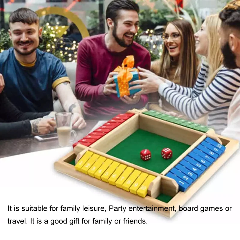 CPC CE Toys Four sided Flip Game Digital Game Toys Children's Parent Child Board Bar Party Leisure