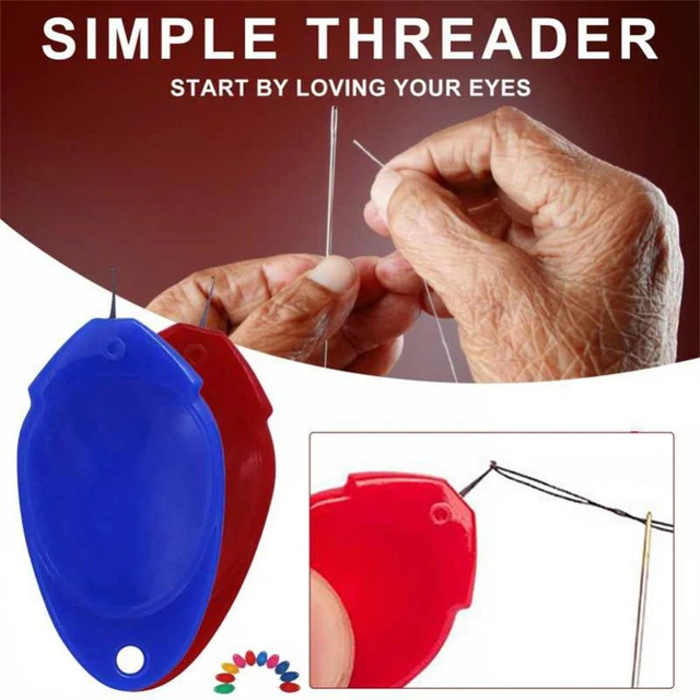 10Pcs/Set DIY Threader Elderly Guide Needle Easy Device Automatic Thread  Sewing Tools Handmade Sewing Accessories