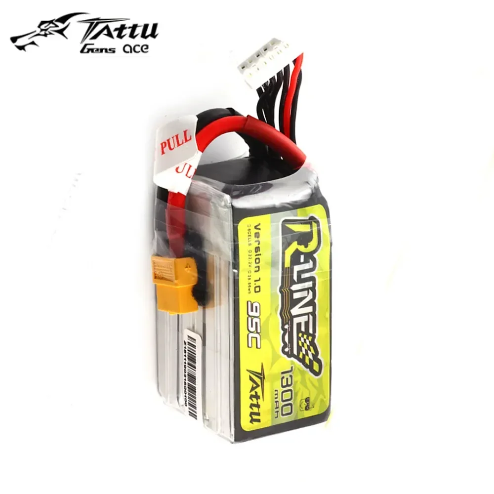 Tattu R-Line 1300mAh 95C LiPo 4S 5S 6S pour Drone FPV RC
