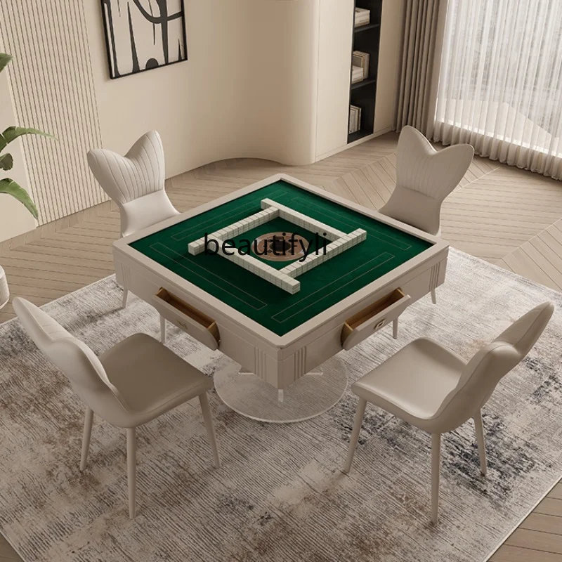 

Plastic Products (Flower Pots) Dining Table Double-Use Multifunctional Suspension Dining Table Mute Mahjong Machine