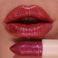 2pcs Luxurious Berry-Shine Glitter Lipstick and Lip Liner Pen - Hydrating & Long-Lasting Diamond Shine For All Skin Types 2