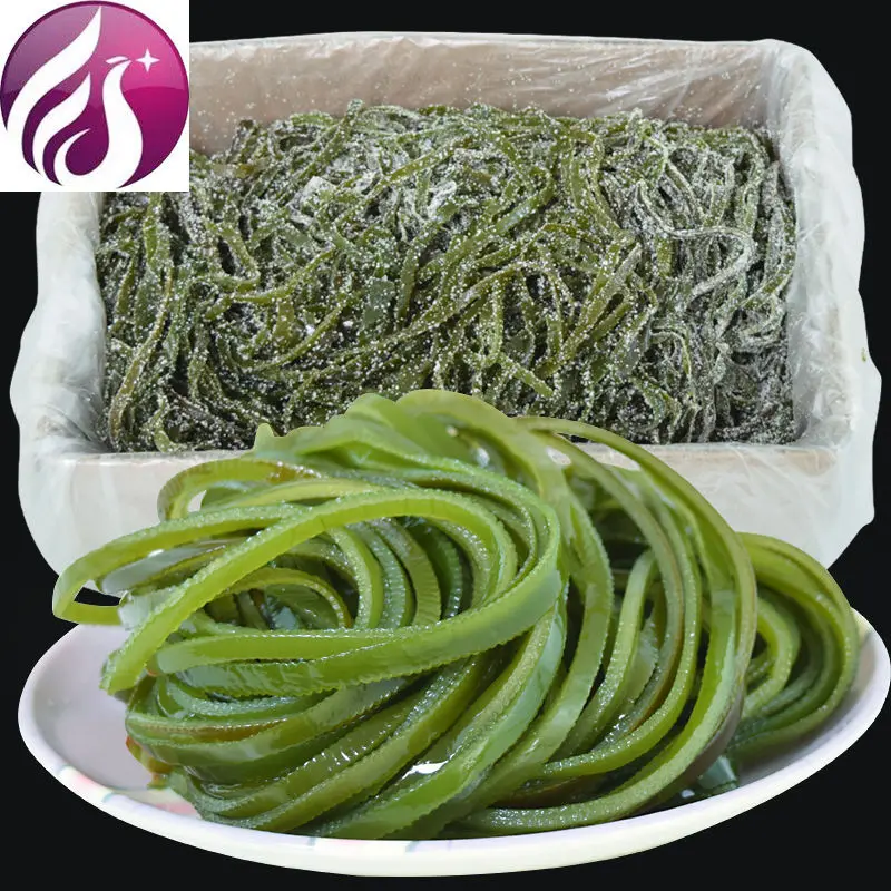 Fresh Salted Thick Kelp Shreds Dried Head Knots Cold Dressing Deep Sea Fishing |