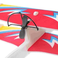Foam Throwing Plane Toy Electric Capacitor for Aircraft Outdoor Playset Airplane Child Flying Model 2