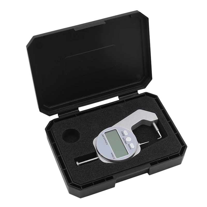 Thickness Gauge 0-10mm Electronic Precise Digital Micrometer Thickness Meter
