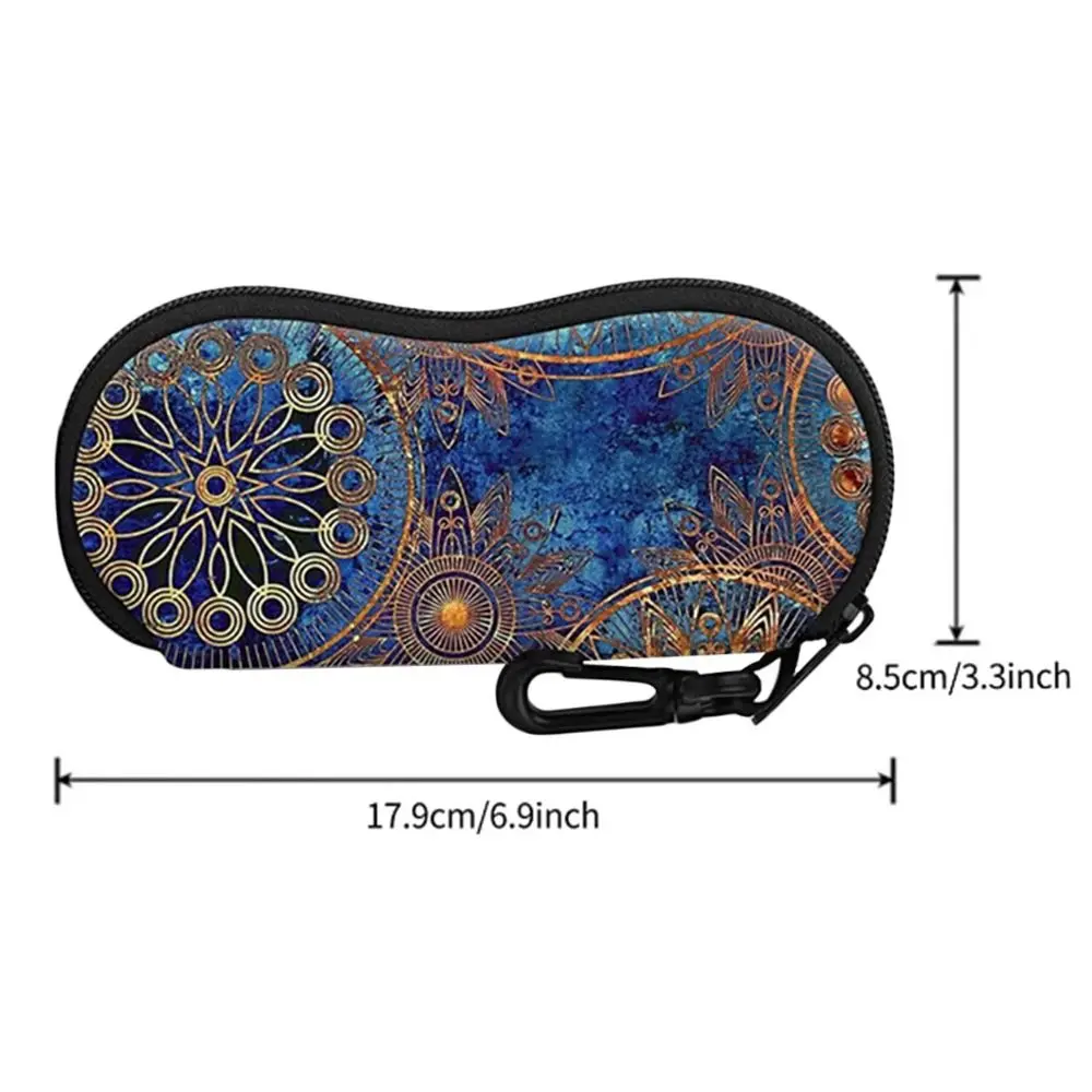 Men Women Portable Fashion Storage Box Zipper Wallet Diving Material Glasses Box Holder Sunglasses Bag Reading Eyewear Case