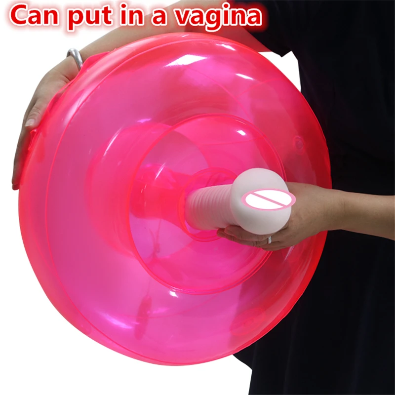 Unisex Inflatable Round Cushion Can Put In Dildo or Vagina Easy To Store Sex Furniture Couples Flirting Adult Games 3P Sex sofa