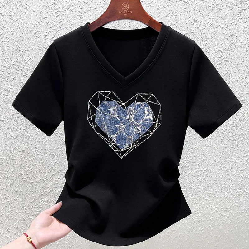 Tシャツ・カットソー RONRON HEART POCKET OVER FIT SHORT SLEEVE T SHIRT BLACK RR25 excellencefullrhoneblack.png?v