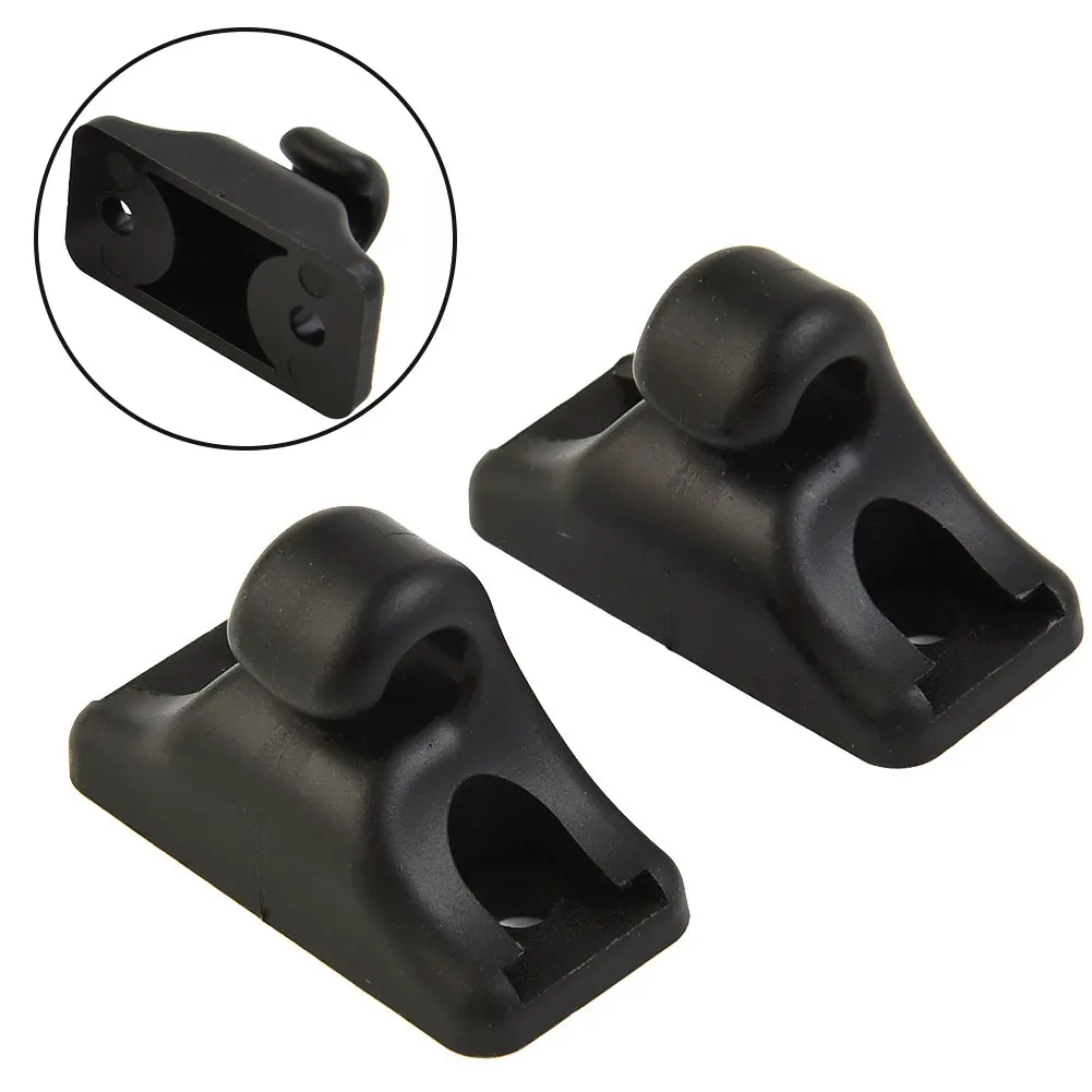 

2Pcs Sun Visor Bracket Clips For 924 944 968 Black 94473143900 94473143900 Car Interior Front Left Right