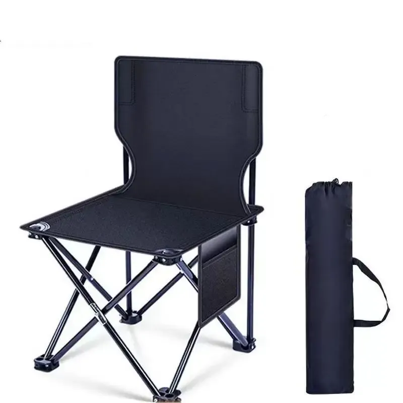 Foldable Camping Chairs with Strong Bearing Capacity and Hi-density Nylon Oxford Suitable for Travel Beach Sports