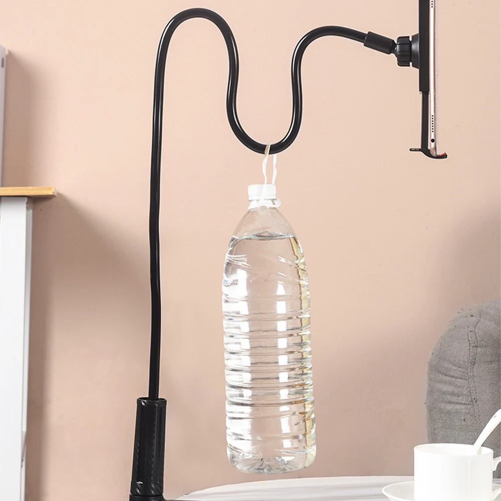 휴대폰 거치대 스탠드 레이지 브래킷 헤드레스트 침대 360, 유연한 긴 암 클램프 마운트, 아이폰 삼성 및 3.5  6.7 인치 장치, 100cm
