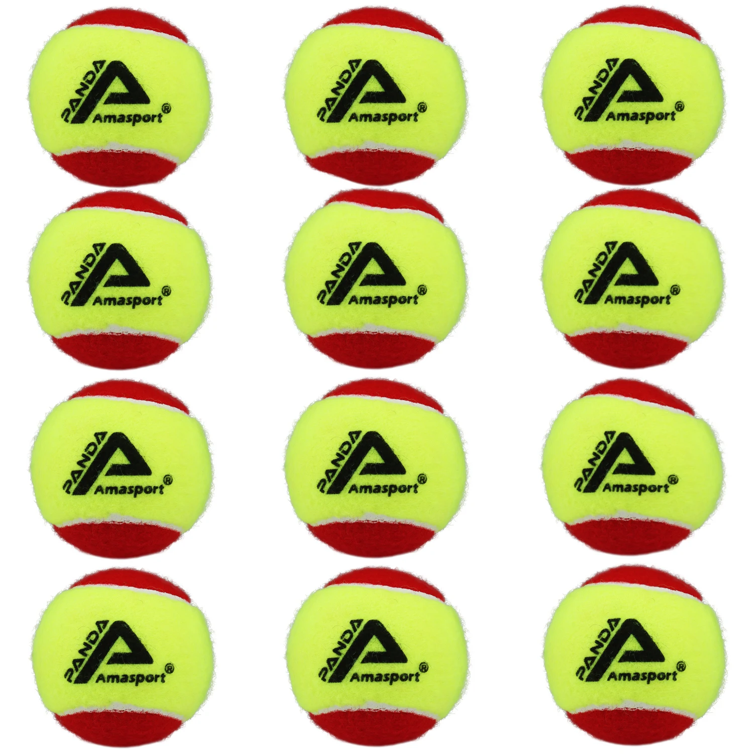 Tennis Balls 3~12Pack Tennis Balls For Kids 75% Low Compression Beginners Training
