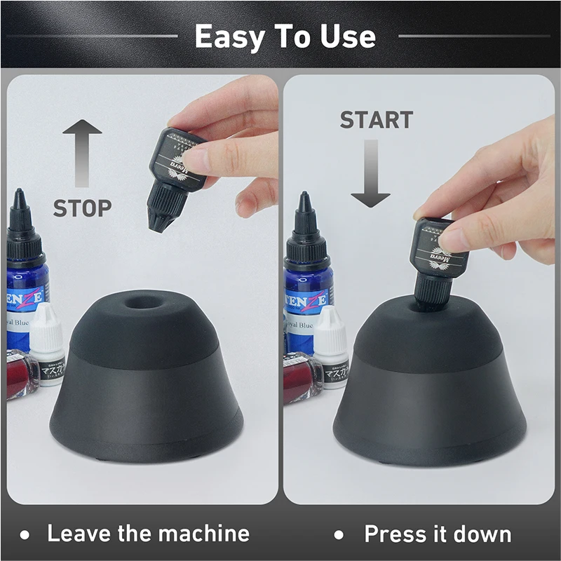 WESTTUNE Mini Vortex Mixer with Touch Function Lab Vortex Shaker for Eyelash Sharker Glue Adhesives Gel Polish Test Tube 3000RPM
