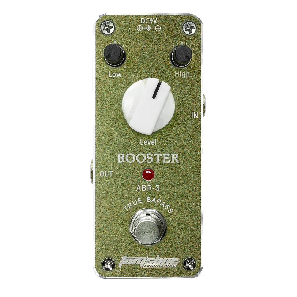 

Aroma ABR-3 Booster Effect Pedal Mini Electric Guitar Effect Pedal Aluminum Alloy Housing True Bypass Guitar Parts & Accessories