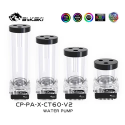 Bykski AIO DDC – pompe combinée + réservoir Maximum 3800RPM/débit élévateur 3m/300L/H, cylindre de refroidissement à eau, longueur du réservoir 60/100/150/200mm 