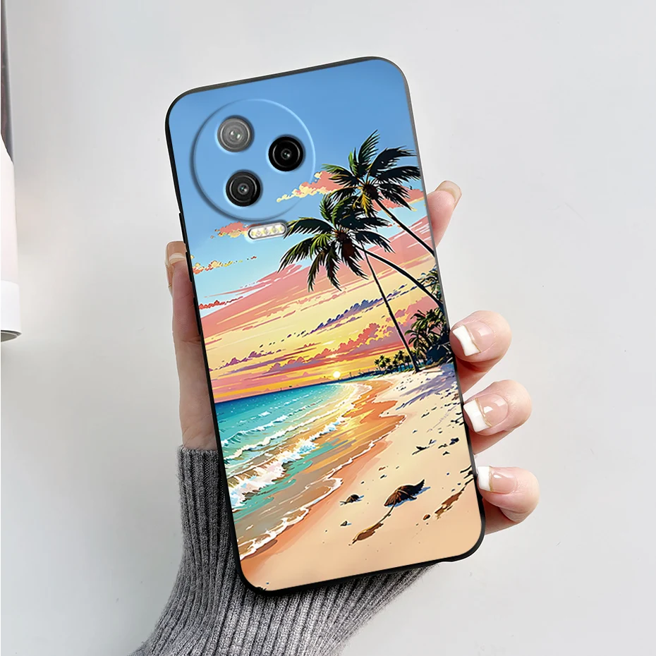 Stylish Pattern Soft Silicone Phone Cover for Infinix Note 12 Series