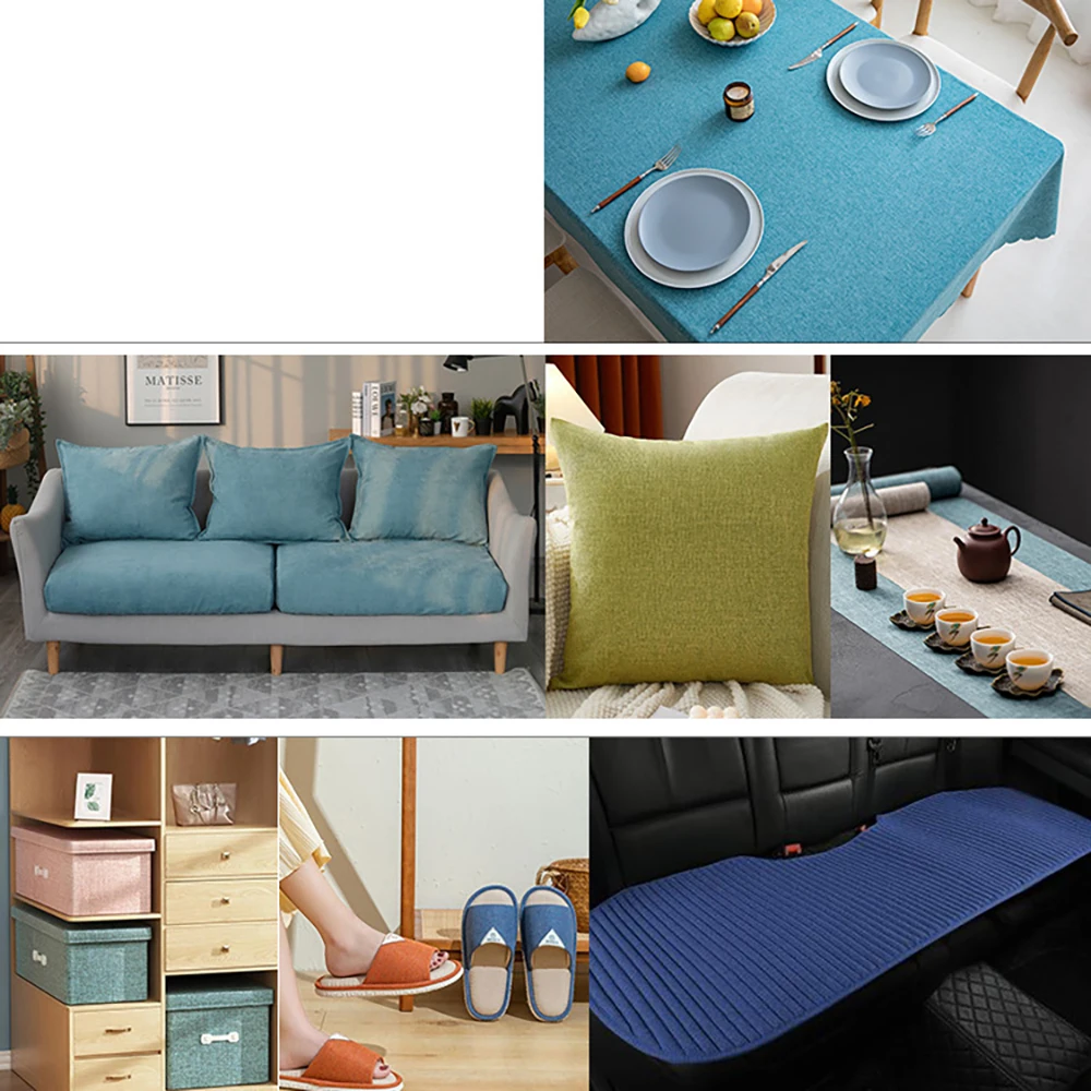 Chainho,Dyed Polyester Canvas Fabric,Plain Weave,DIY Sewing & Quilting Material,Tablecloth,Cushion,Bag,Tent Cloth,3 Sizes,25CF3