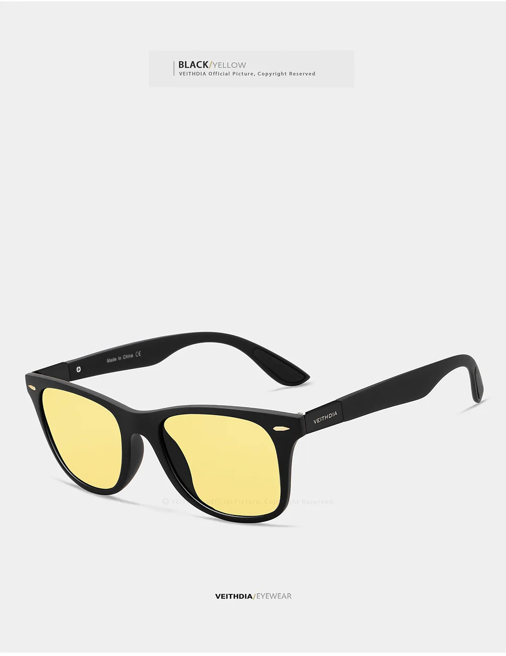 VEITHDIA Klassische Radfahren Polarisierte Schutz Sonnenbrille Männer Frauen Fahrrad Brillen Camping Wandern Schutzbrillen UV400 FH07029 – Detail 12
