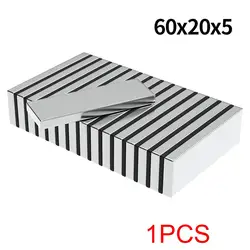 High - Performance Neodymium Magnet Block - Ultra - Strong Permanent Magnet for Industrial and Home Use (60x20x5mm - 1pcs)