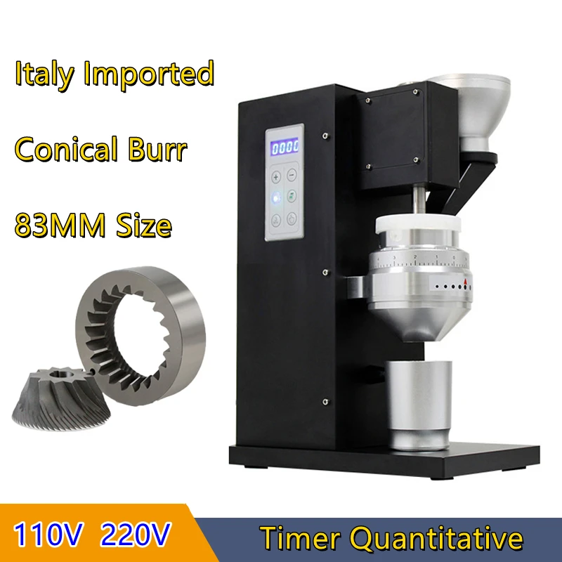 CommercialTimerQuantitative83MMConicalBurrCoffeeGrinderElectric