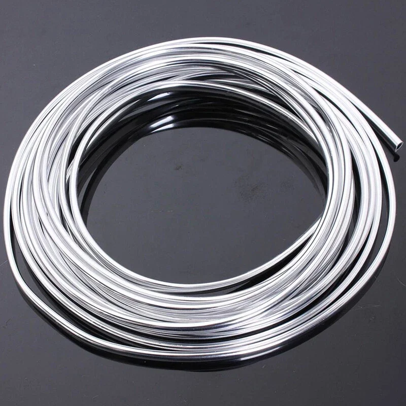 ABS chrome plated 6mm car chrome trim Car exterior door edge decorative strip Anti-collision