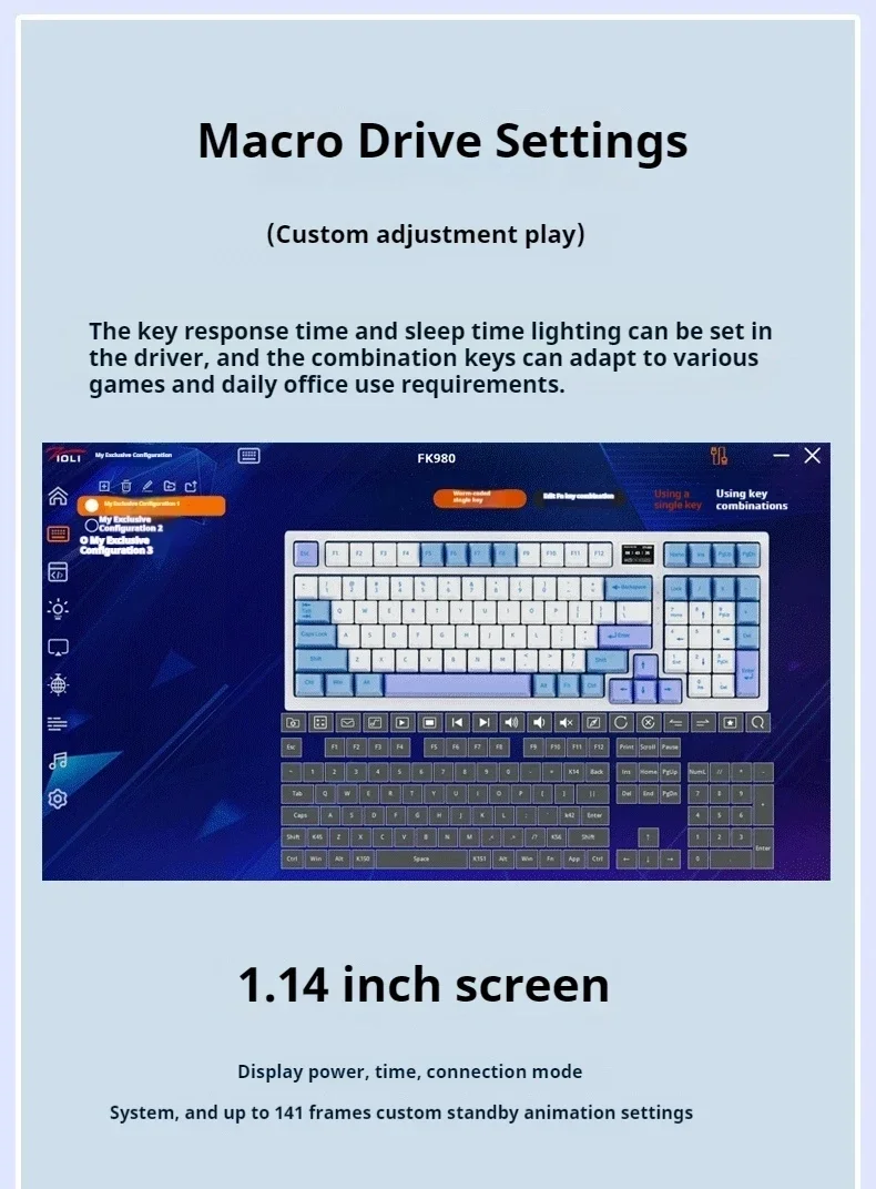 ZIDLI  Ű, 3      Ŷ, Pbt Űĸ, E-  Ű, 8000mah ũ, PC, Fk980