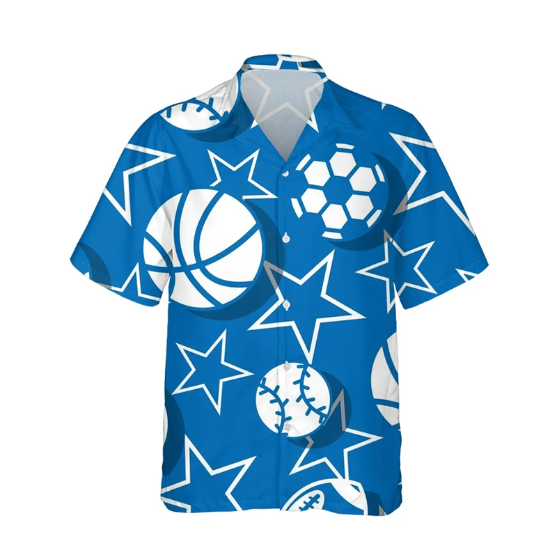 thumbnail image 1 of Camiseta de baloncesto y fútbol hawaiana para hombre, con estampado 3D, ropa de gran tamaño para hombre, ropa de verano con estilo urbano, top de moda Harajuku, 1 of 5