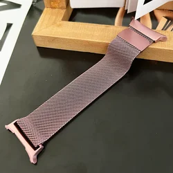 Elegant Stainless Steel Milanese Strap - Metal Magnetic Bracelet - Galaxy Watch 8 44mm ( Rose Powder 03)