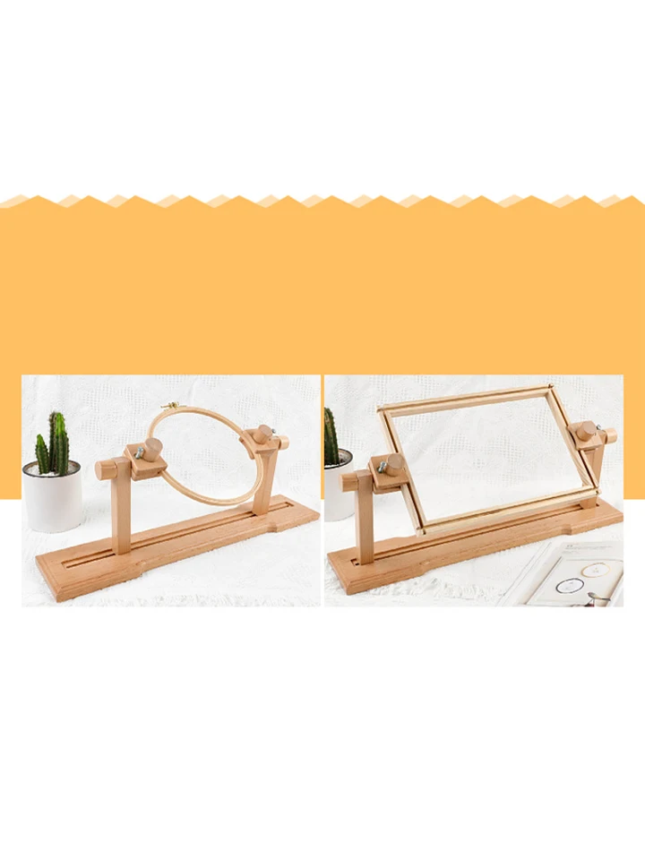 Bastidor Punto Cruz Redondo 40cm Tubayia - Madera Pino Ajustable