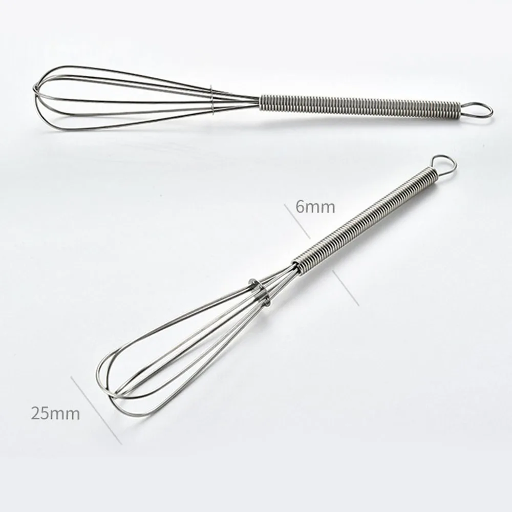 3 Stück Große kleine Metall Mini Schneebesen Sets, Edelstahl Ei Draht Tiny  Whisks zum Kochen Backen