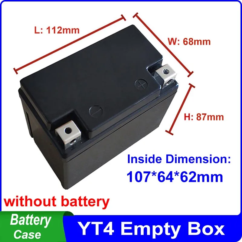 YT4 YT5 YT7 Battery Case for DIY Motorcycles