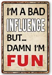 Vintage - Style Humorous Metal Sign - Aluminum 14x20cm (Aluminum sign)