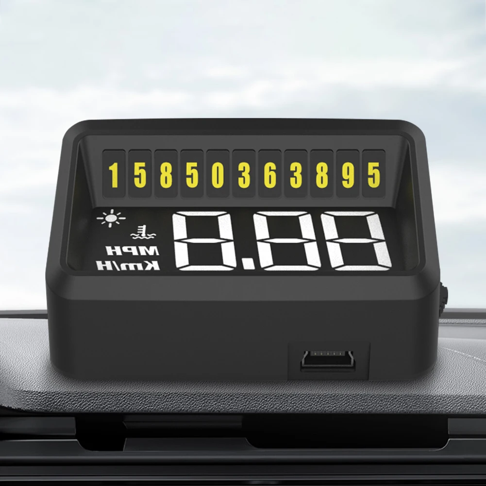 ȭ ȣ ִ  ÷,  ˸, ڵ HUD LCD ÷, Ʈ KMH 跮  , OBD2