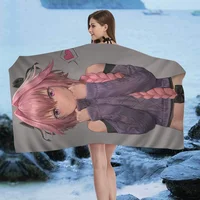 Anime Cute Fate Apocrypha Astolfo Microfiber Blanket Quick Drying Beach Towels Oversized Printing Super Absorbent Pool Towel 2