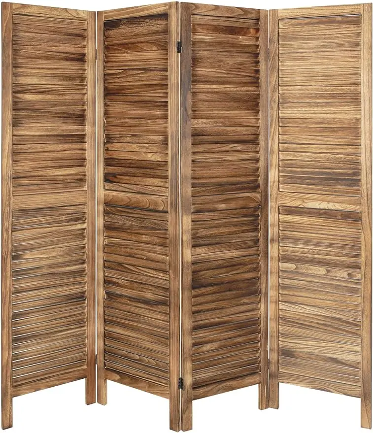 Room Divider, 4 Panel Room Dividers and Folding Privacy Screens, Freestanding Partition Divider Wall, Folding