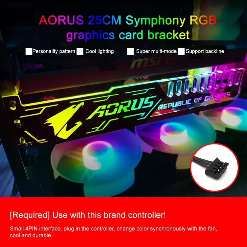 Light Strip, Suporte de Luz LED, 25 centímetros