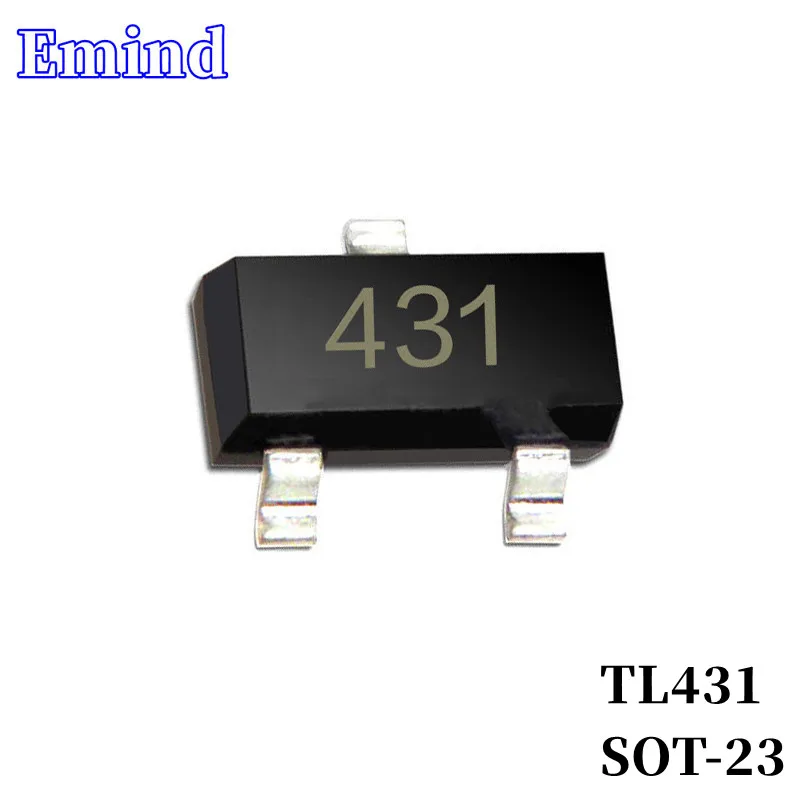 

50/100Pcs TL431 431 LDO SMD Low Power 3 Terminal Regulator SOT-23 Low Dropout Regulator