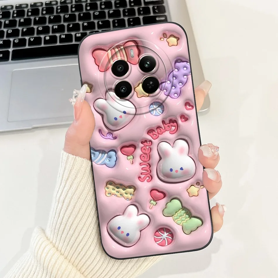 Cute New Design Soft Silicone Shockproof Phone Case - Plain Style