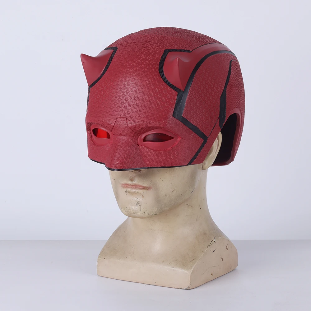 Masquerade Mask Movie Superhero Mask Cosplay Half Face Wine Red Masks Fiberglass Helmet Adult Men Halloween Carnival Props