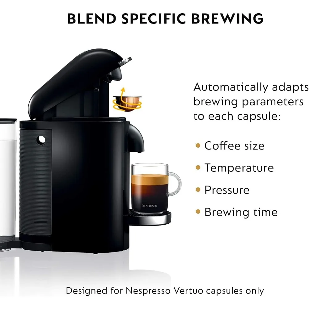 8 Ounces Espresso Maker Deluxe Coffee and Espresso Machine Black Capsules Italian Capsule Kitchen Appliances Home 6