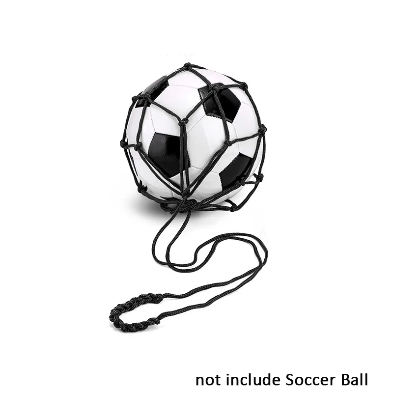 thumbnail image 1 of bolsa de nailon para deportes al aire libre, para entrenamiento personal de fútbol juvenil, bolsa de malla para pelotas de baloncesto y fútbol, 1 of 5