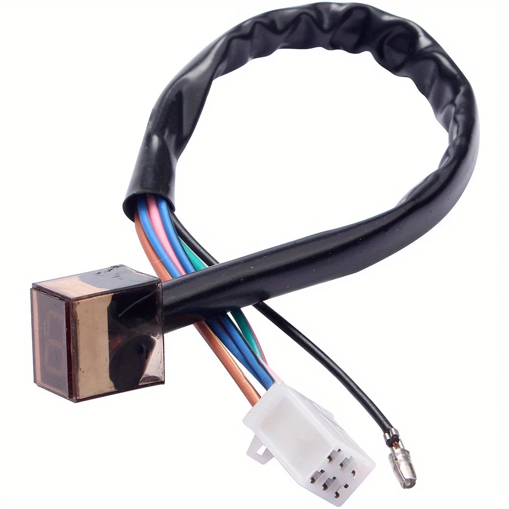 1 PC LED Universal Digital Gear Indicator Speedometer Indicator Motorcycle Display Gear Shift Lever Display Shift Lever Sensor