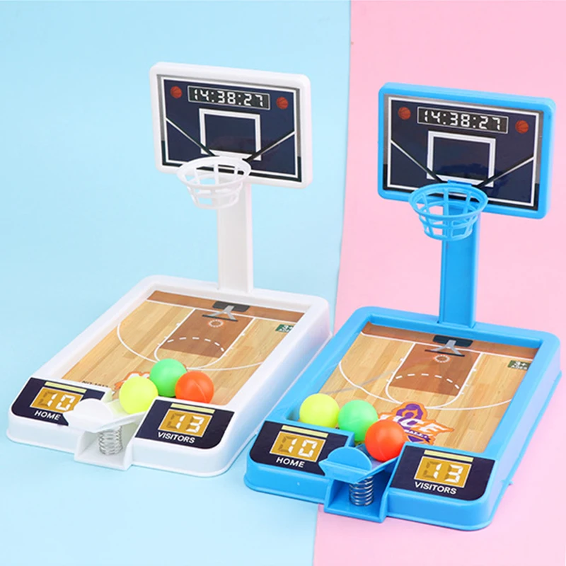 

Indoor Basketball Shooting Sports Games Children Play Sets Hoop 3-Ball Interactive Kids Board Game Desktop Ball For Children Toy