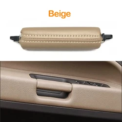Luxurious Leather Driver Door Pull Handle (Beige)