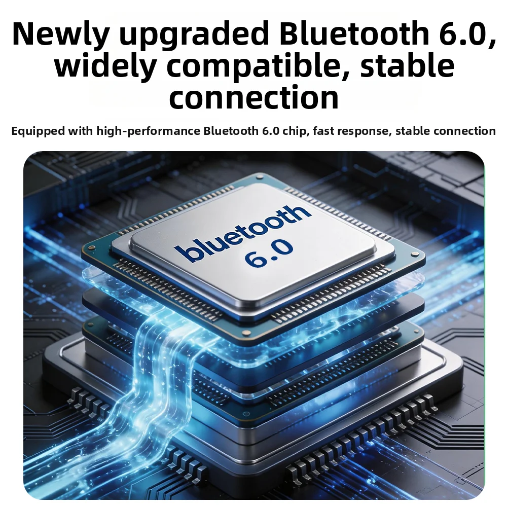 블루투스 6.0 수신기 송신기 3.5mm 무선 오디오 어댑터(휴대폰용) aux 차량 오디오, 스위치 TV, 헤드폰에 연결