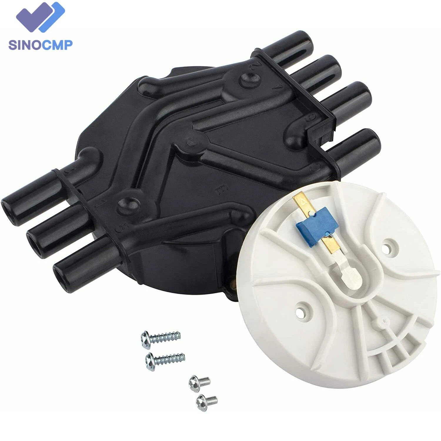 Ignition Distributor Cap & Rotor Kit 4.3l For Gmc Chevrolet Cadillac
