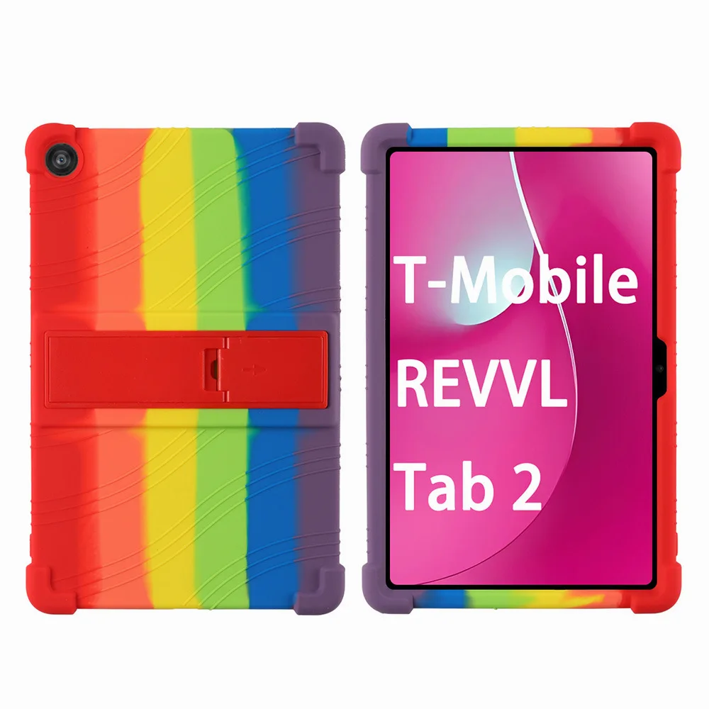 Thickened Shockproof Stand Case - Soft Silicone Kids Tablet Cover
