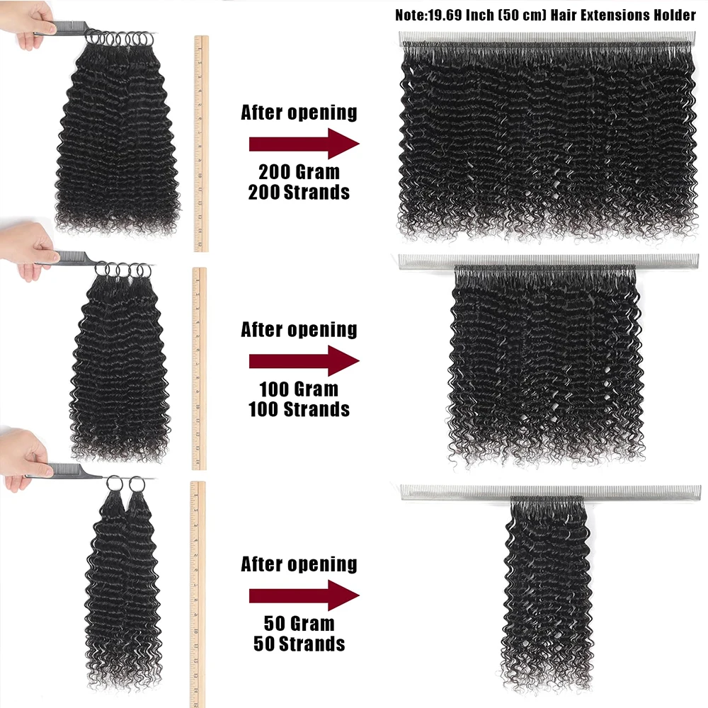 Deep Wave Crochet Human Hair For Boho Braiding Curly Invisible Knot Pre Separated Knotless Raw Crochet Human Hair Extensions S38360d25dc224bfb818dad913b2965eel