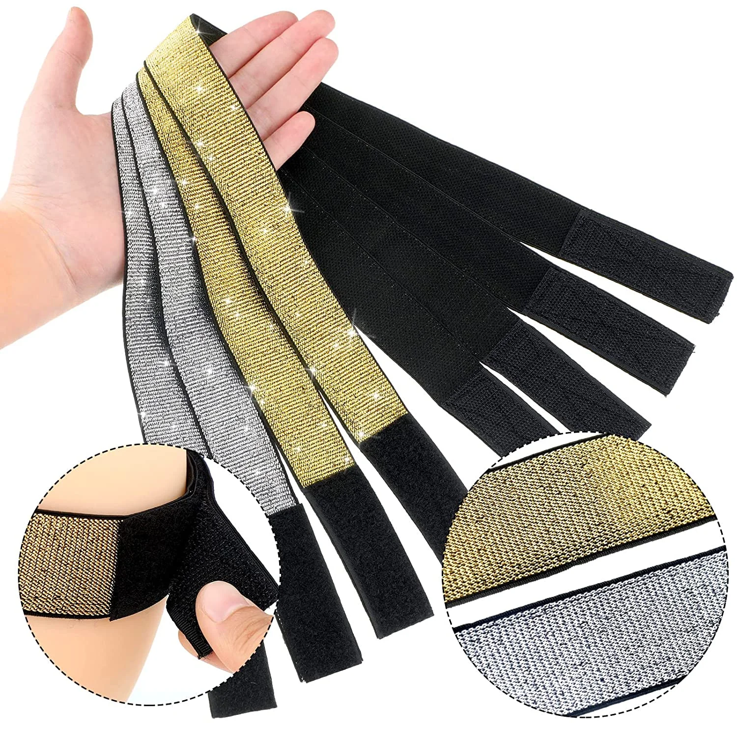 

Шарф-повязка Эластичная для волос, 2 шт./лот