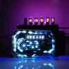 Desktop RGB clock, self-made RGB ornaments, e-sports room ornaments, light pollution clock 3