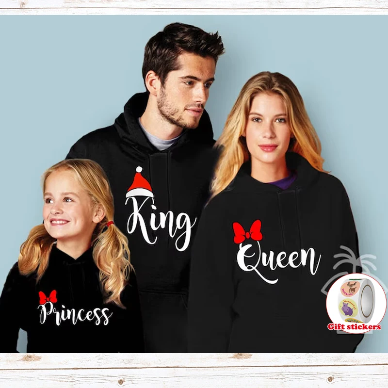 Queen Parejas Sudaderas King Queen Sudaderas Para Parejas Sudadera